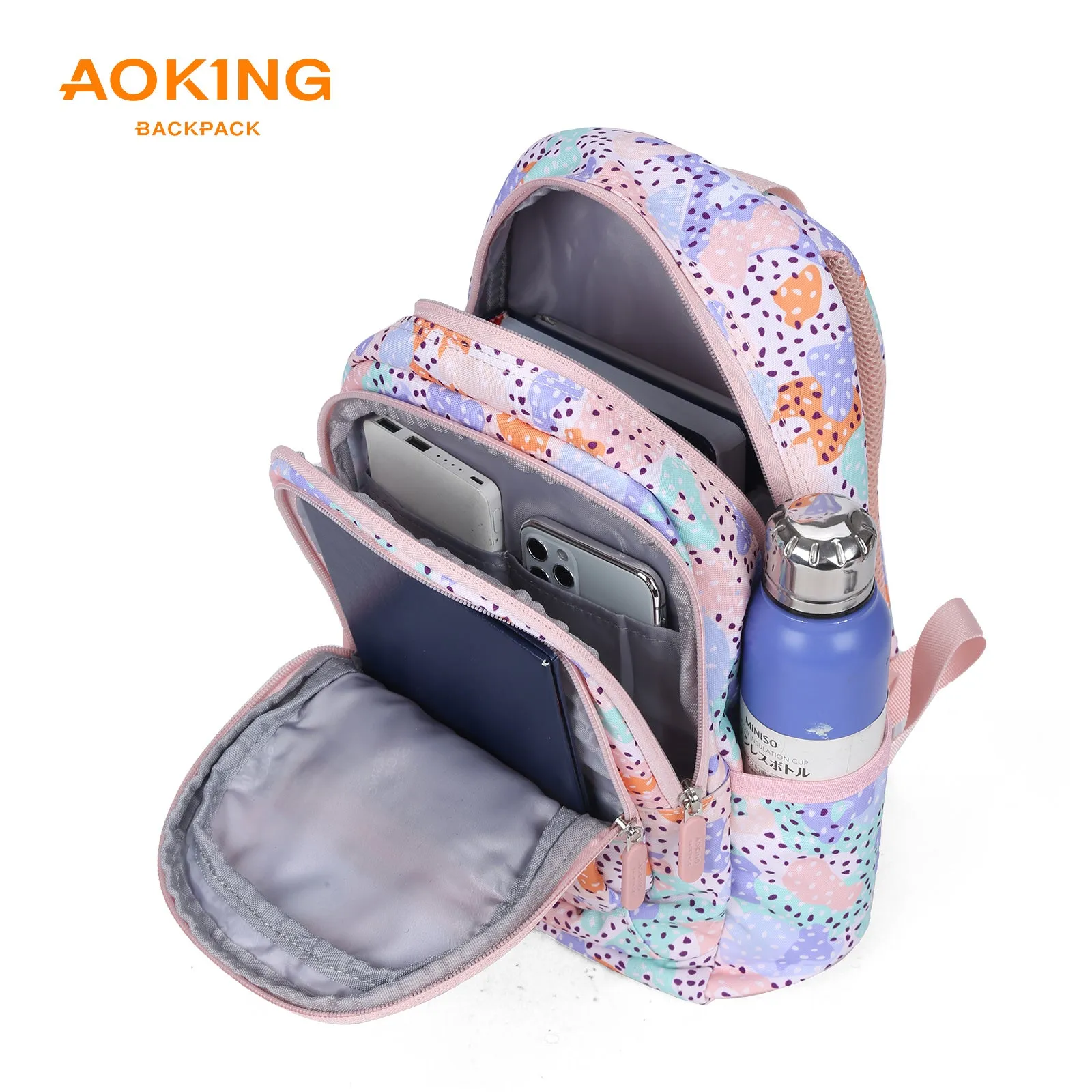 Aoking Casual Lightweight School Backpack XN3626-5