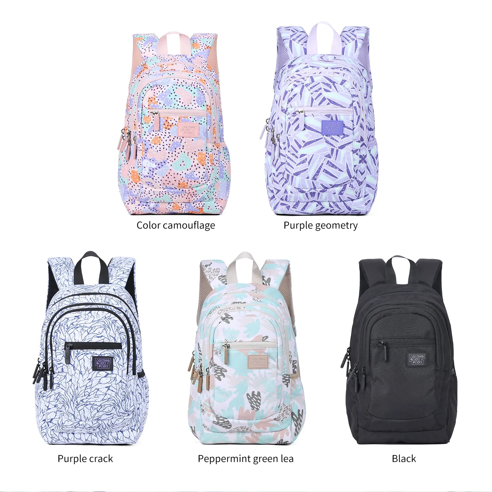 Aoking Casual Lightweight School Backpack XN3626-5