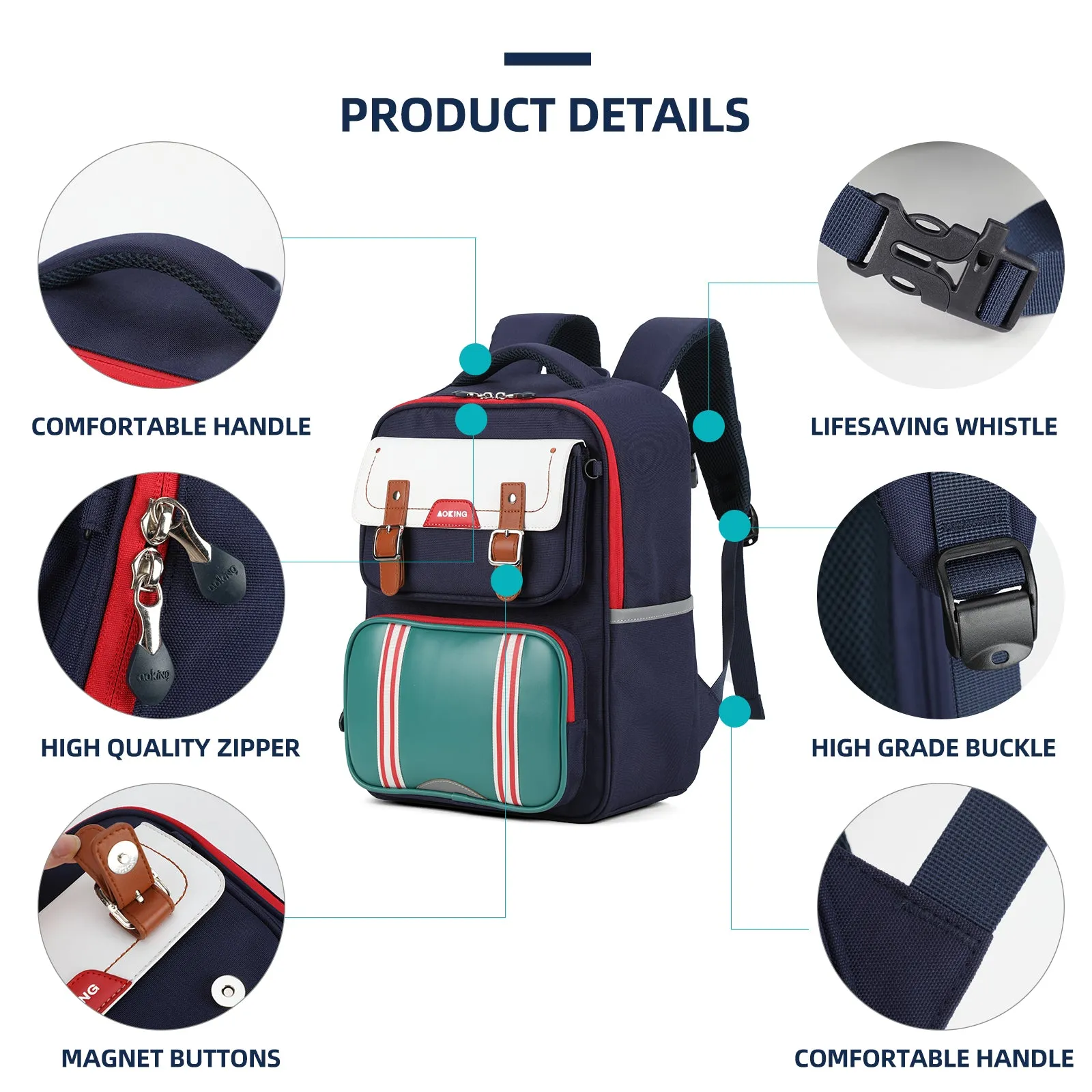 Aoking Cute Lightweight School Backpack BN2003