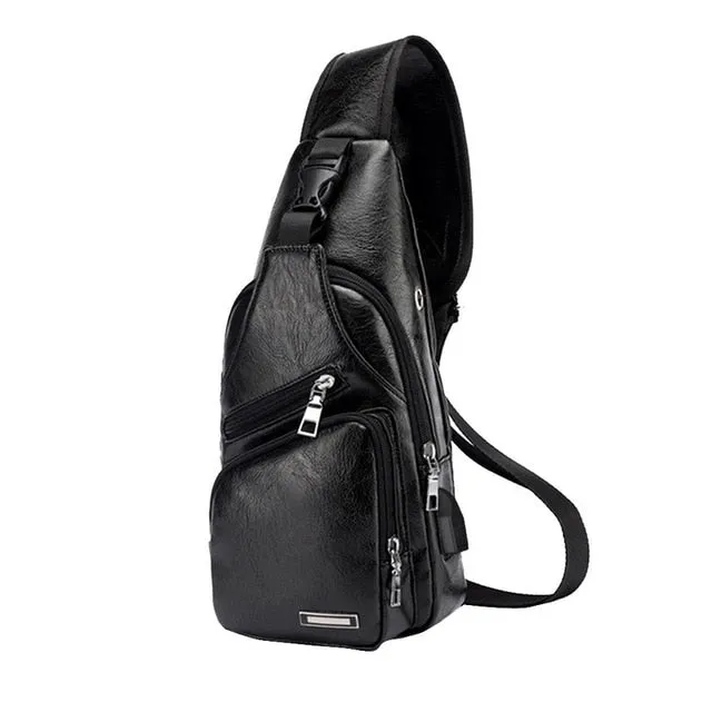 'Apprentice' Leather Chest Bag