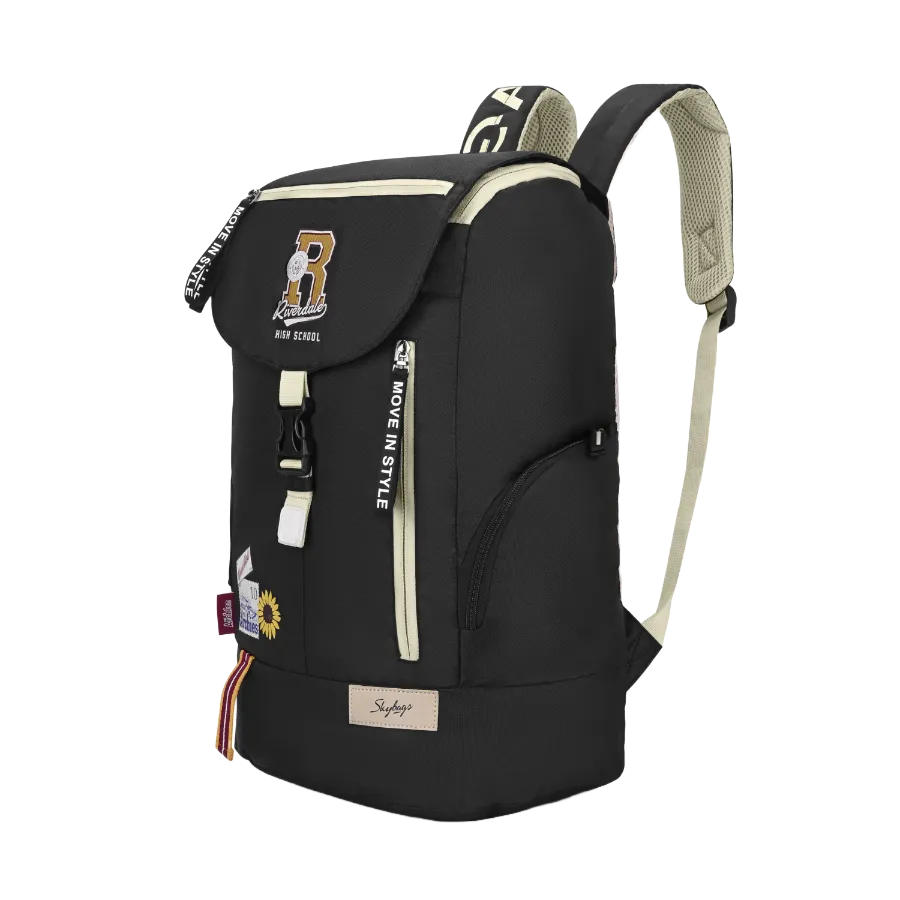 Archies College Backpack 02 (E) Black