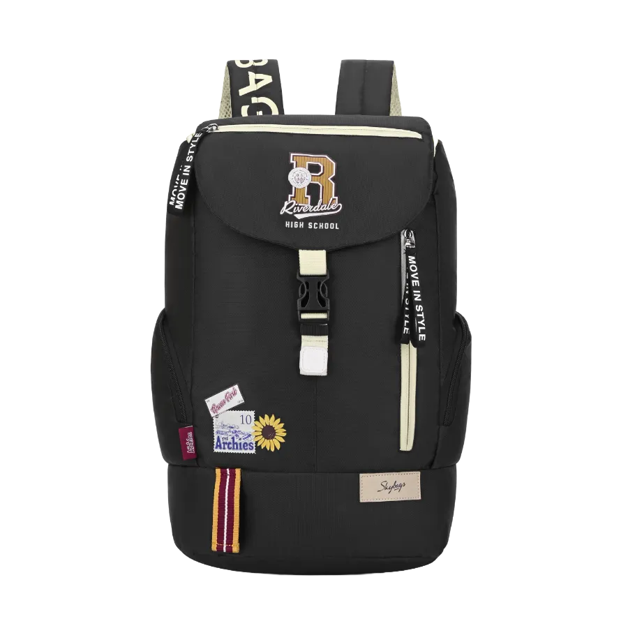 Archies College Backpack 02 (E) Black