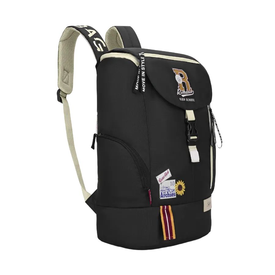 Archies College Backpack 02 (E) Black