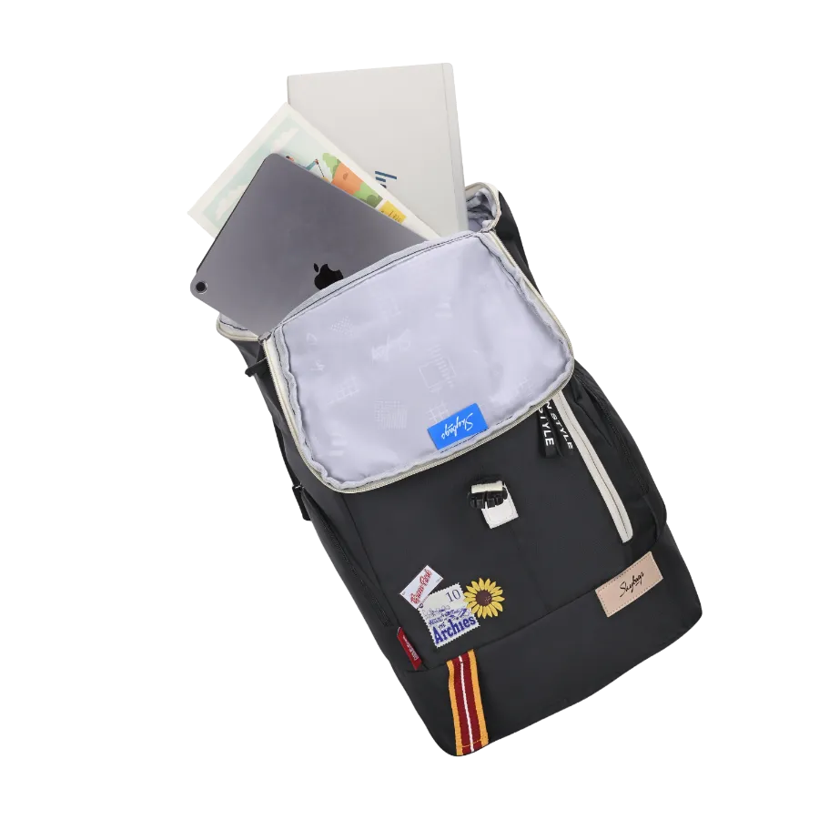 Archies College Backpack 02 (E) Black