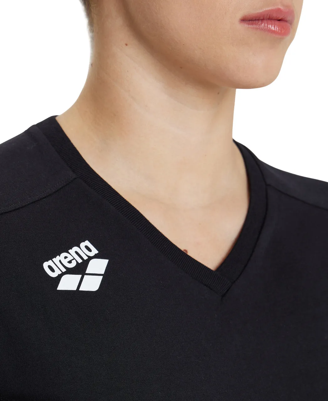 Arena Team Women's Panel T-Shirt - Black