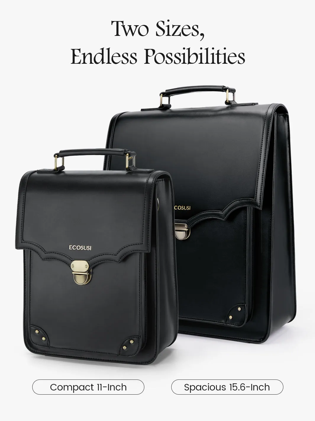 Aria Vintage Backpack for Laptops 11-15.6 Inches
