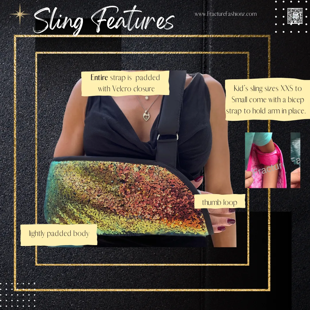 Arm Sling | Gold Flakes Arm Sling