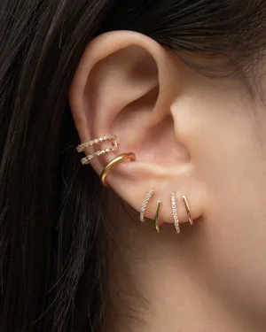ASTRAEA Double Ear Cuffs in Gold