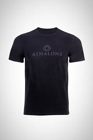 Athalonz Tri-Blend Crew Tee - Black/Grey