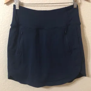 Athleta Fairway Golf Skort 18 Inch in Navy Blue - Size SP