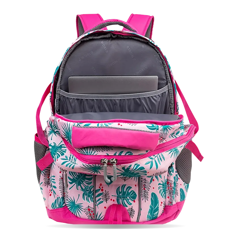 Atom Multi Purpose Laptop Backpack in Palm Leaves