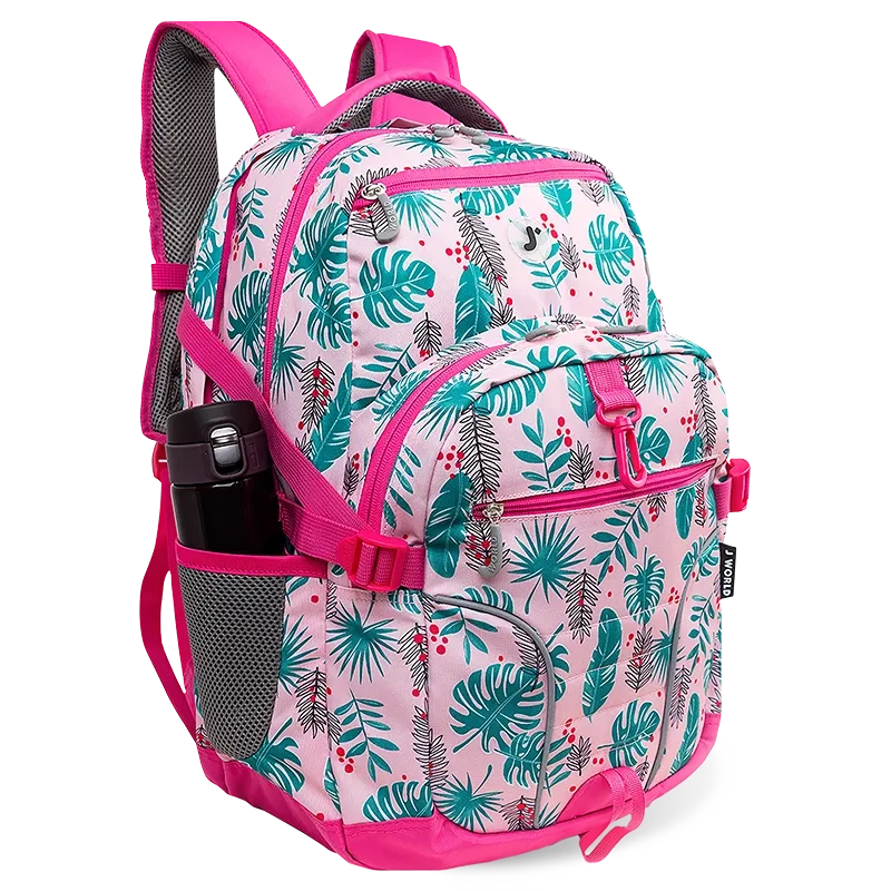 Atom Multi Purpose Laptop Backpack in Palm Leaves