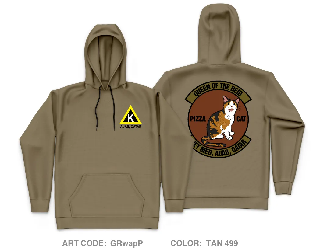 AUAB, QATAR Core Men's Hooded Performance Sweatshirt - GRwapP