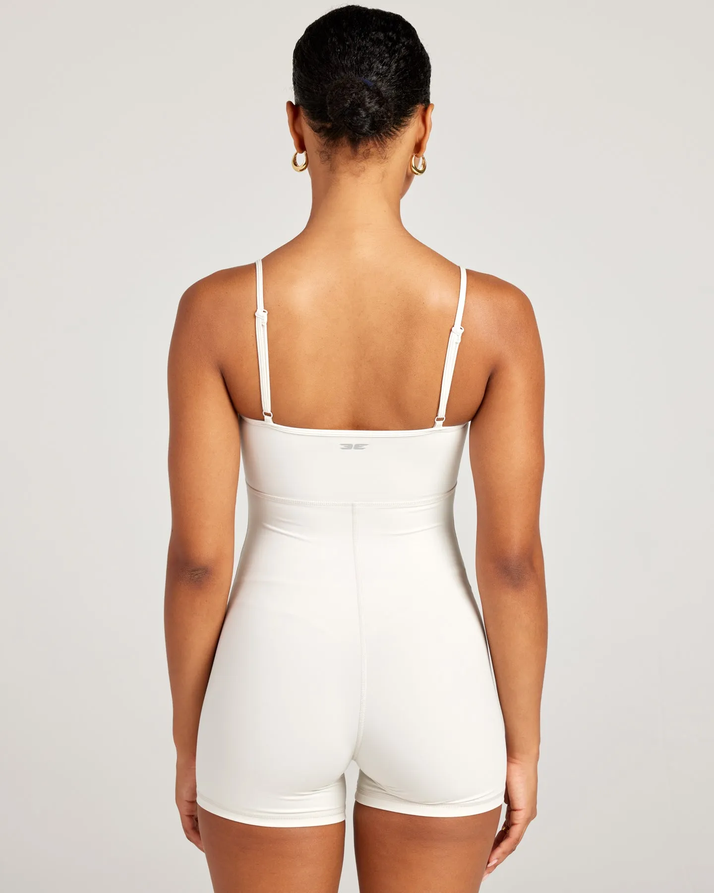 Aura Cut Out Unitard - Vanilla Latte