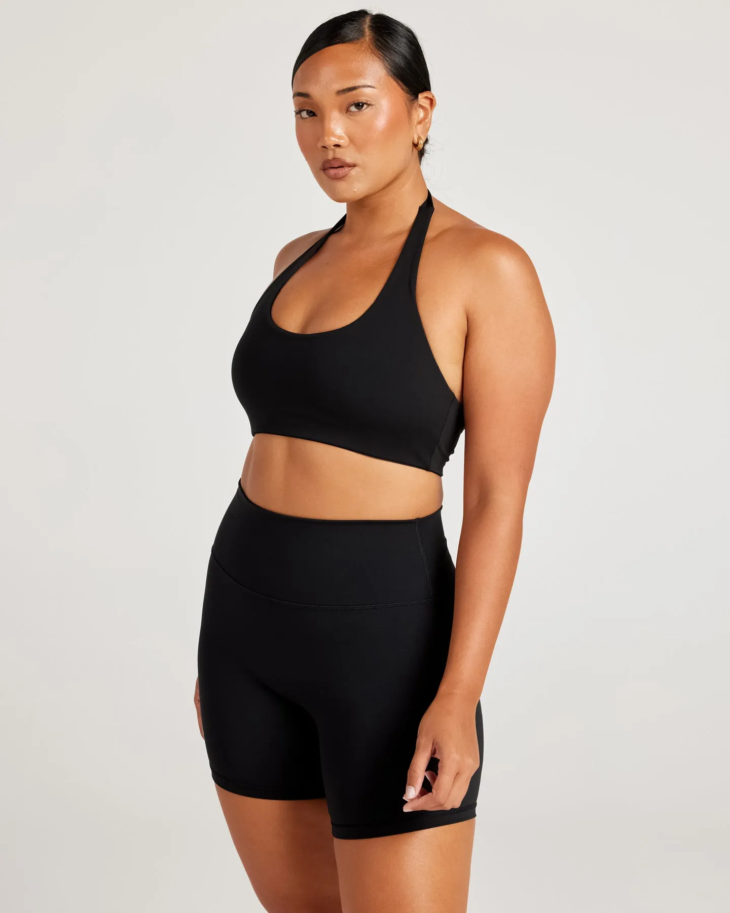Aura Halter V2 Bra - Black