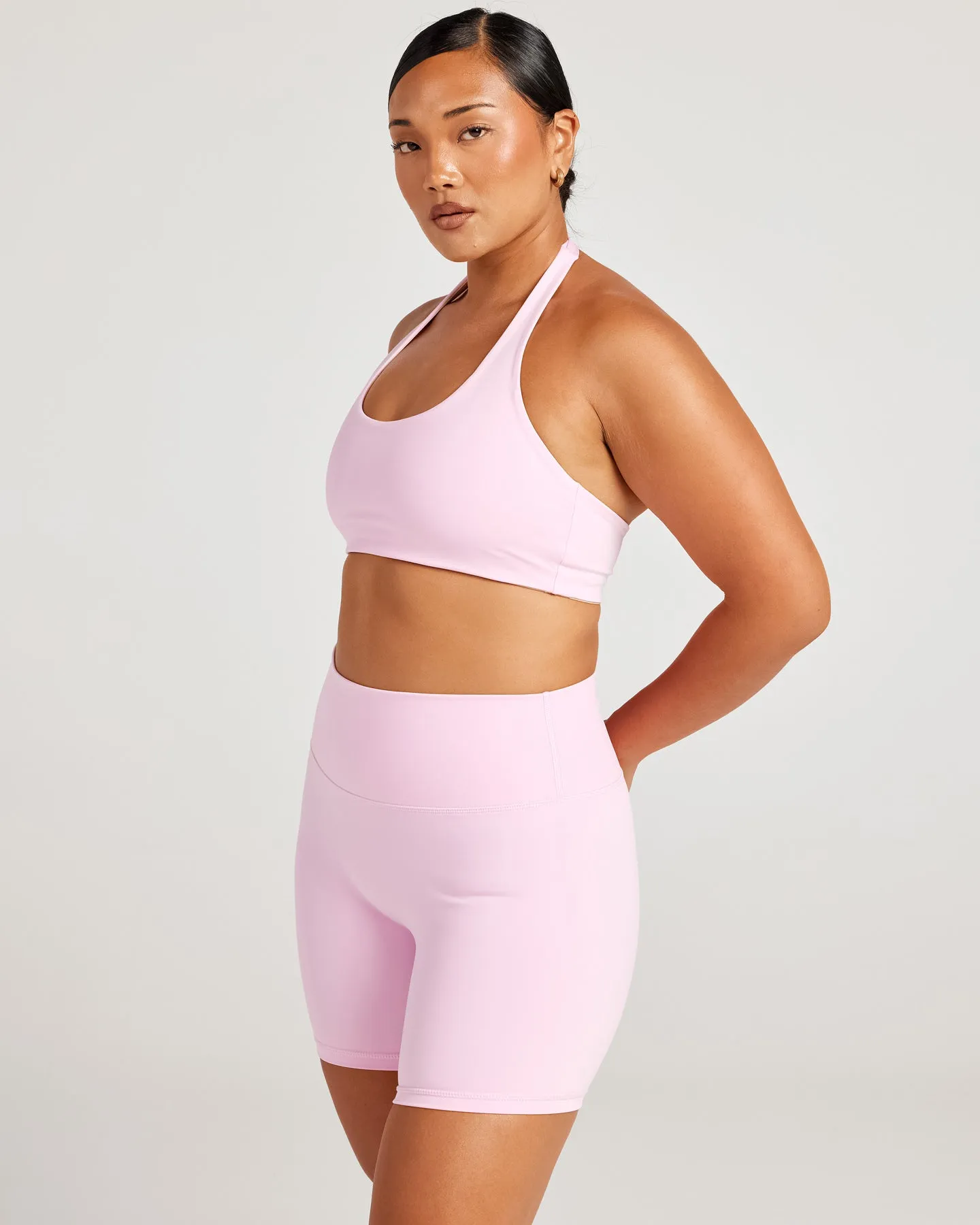 Aura Halter V2 Bra - Candy Pink