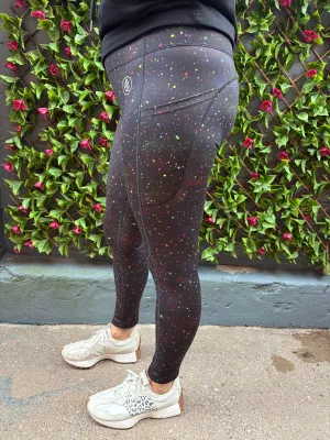 Aurora Dust Side Pocket Recycled Leggings (Made in the UK)