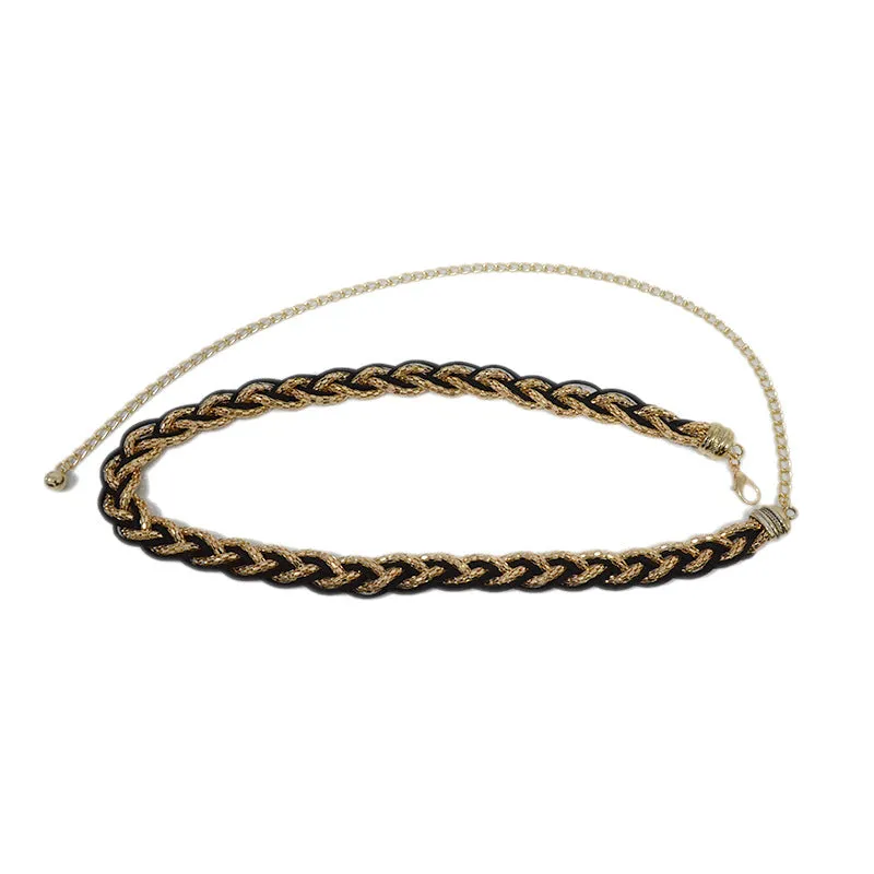 Aurum Braided Waist Chain Belt