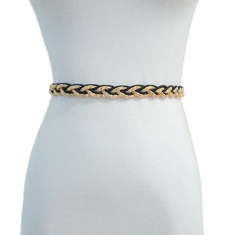 Aurum Braided Waist Chain Belt