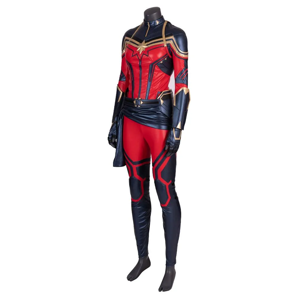 Avenges 4 Endgame Carol Danvers Cosplay Costume