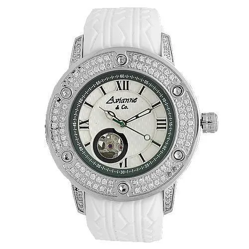 Avianne&Co Mens Steel Roadster Diamond Watch