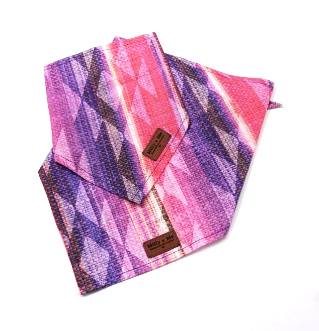 Aztec Pink & Purple - Pet Bandana