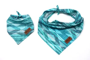 Aztec Teal - Pet Bandana