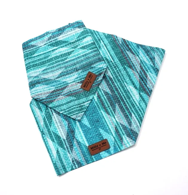 Aztec Teal - Pet Bandana