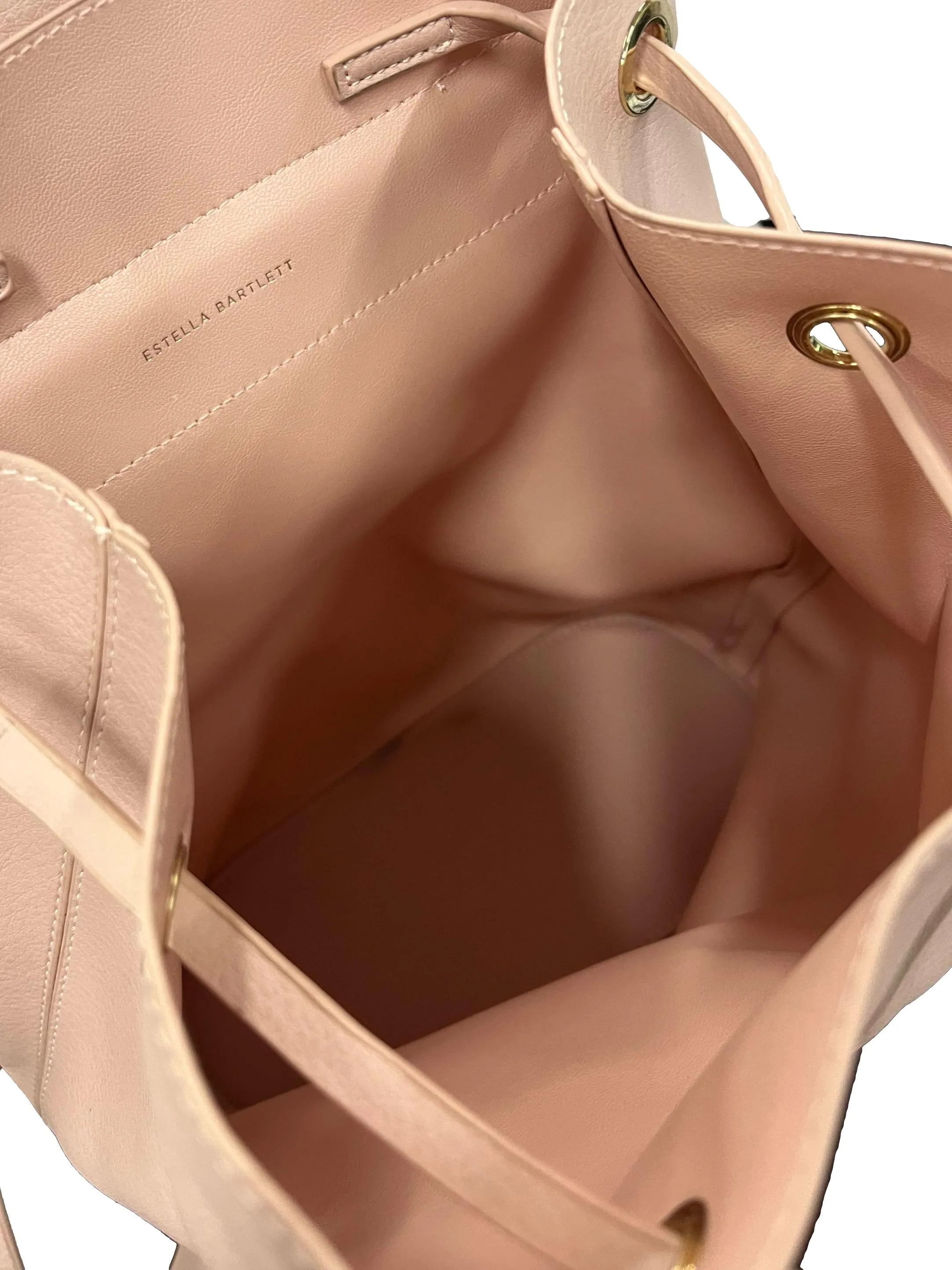 Baby Pink Bucket Backpack