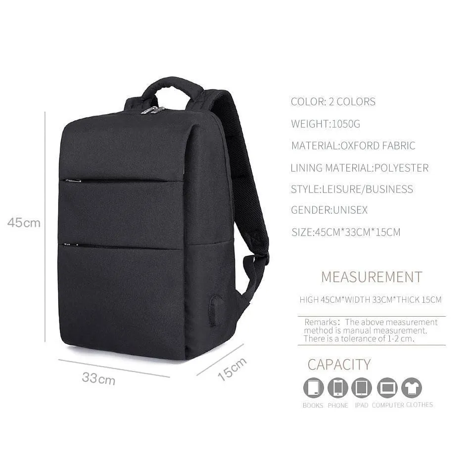 Backpack USB Charging <br> Canvas