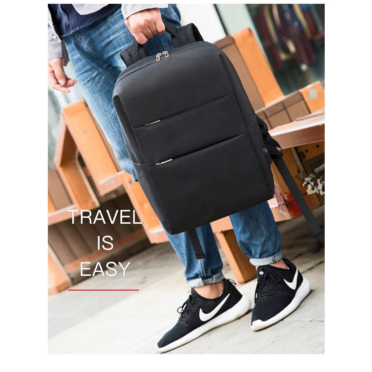 Backpack USB Charging <br> Canvas