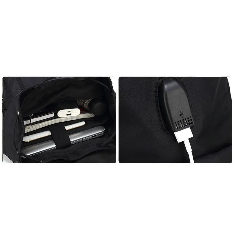 Backpack USB Charging<br> Nylon