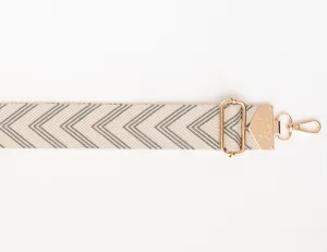 BAG STRAPS - ARROWS GRAY