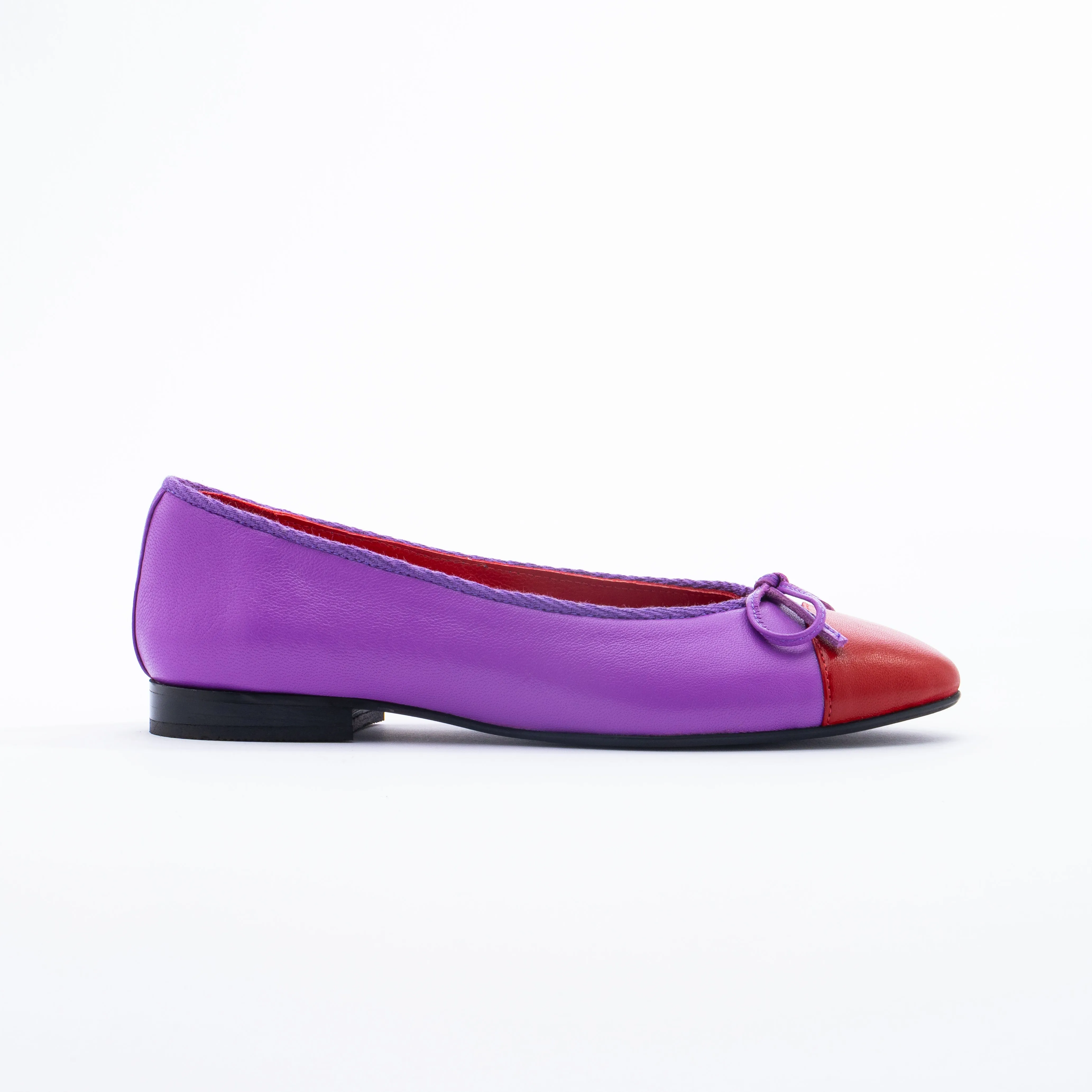 BALLERINA Bow Flats - Violet