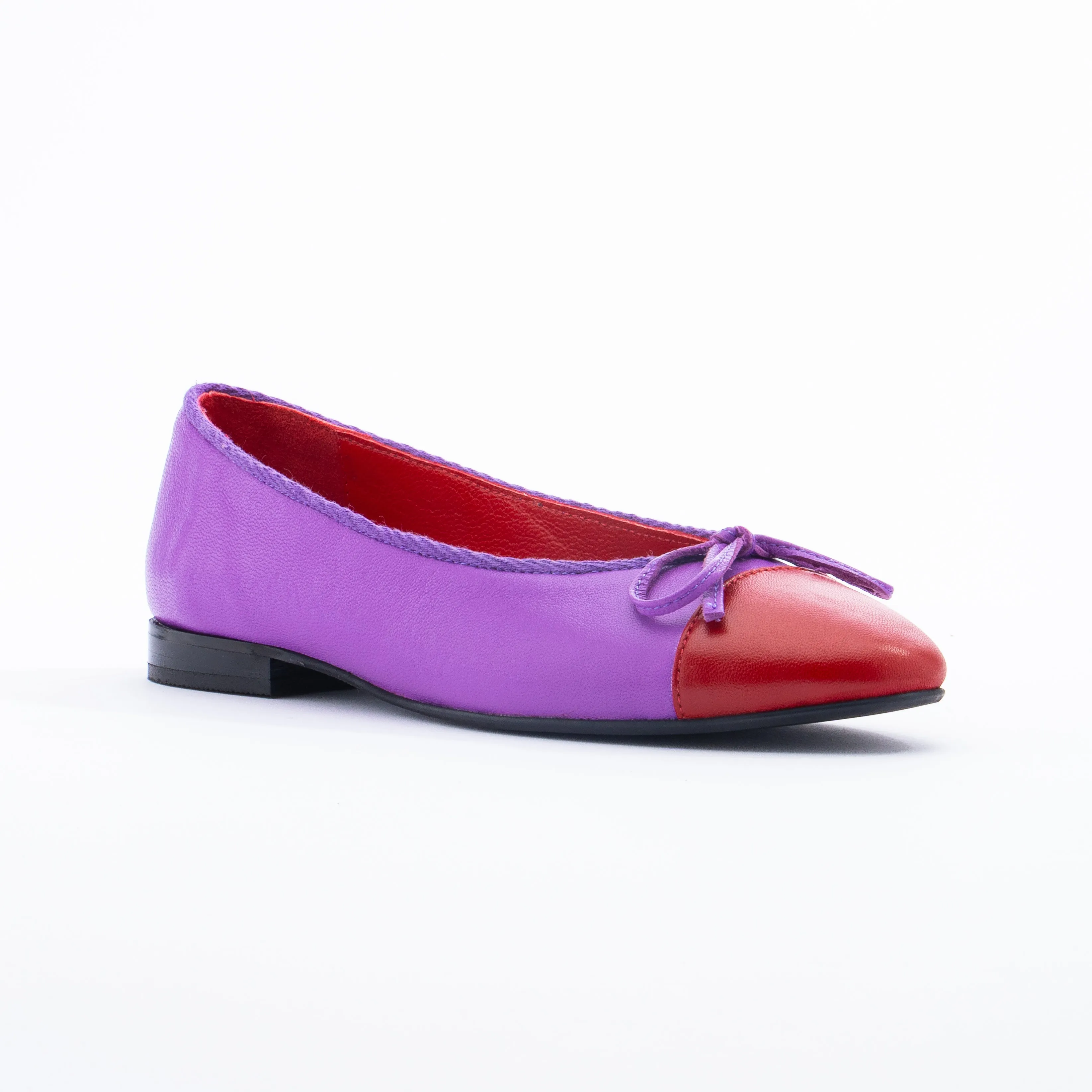 BALLERINA Bow Flats - Violet