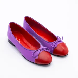 BALLERINA Bow Flats - Violet