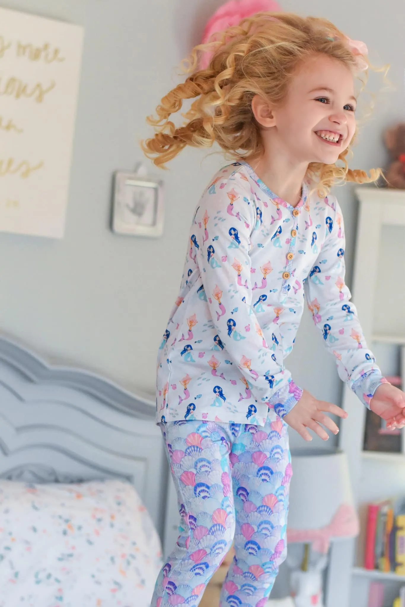 Bamboo Viscose Mermaid Lounge Set