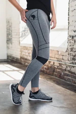 B&B Athletic Leggings - Grey