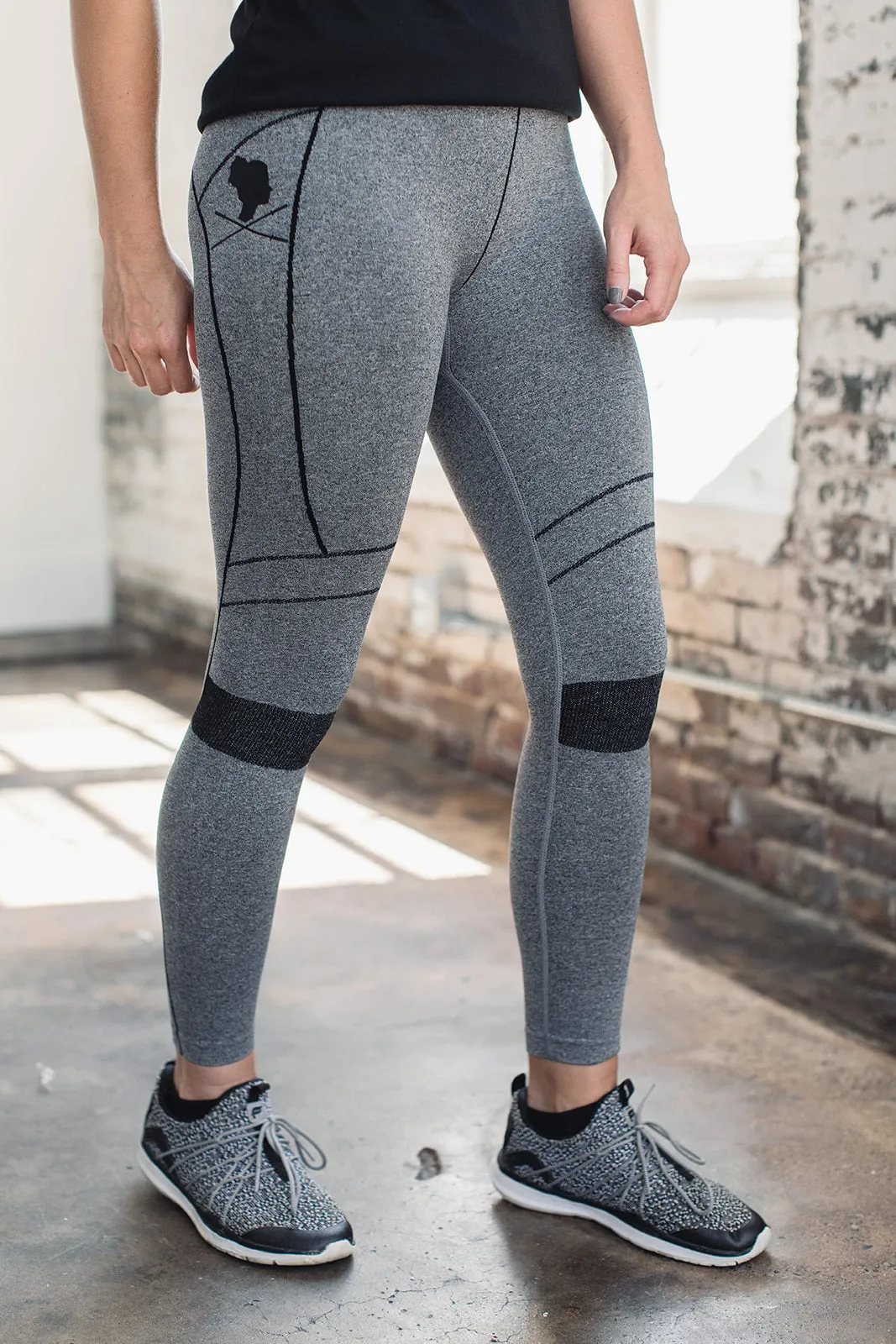 B&B Athletic Leggings - Grey