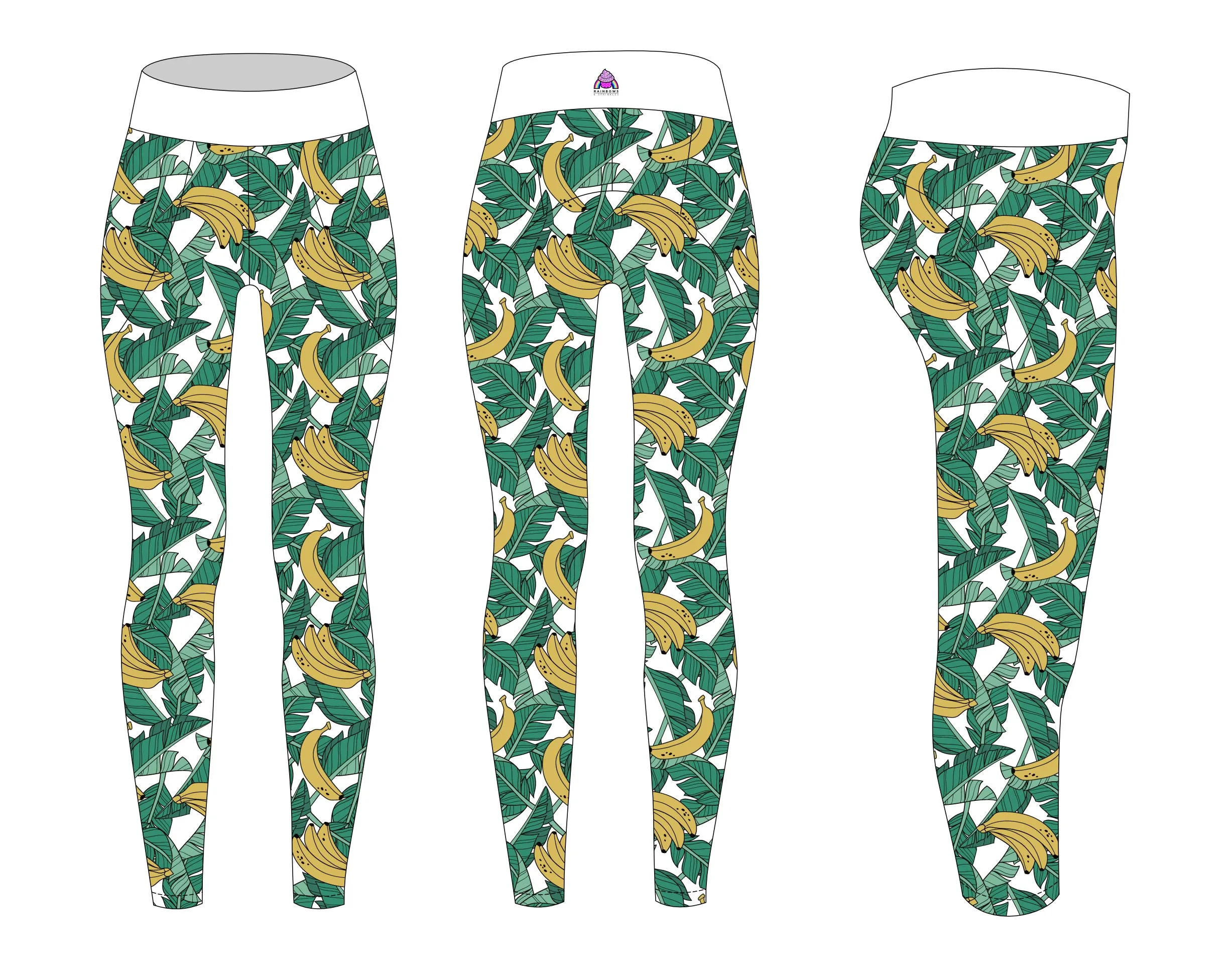 Banana Breeze Women's Activewear Leggings
