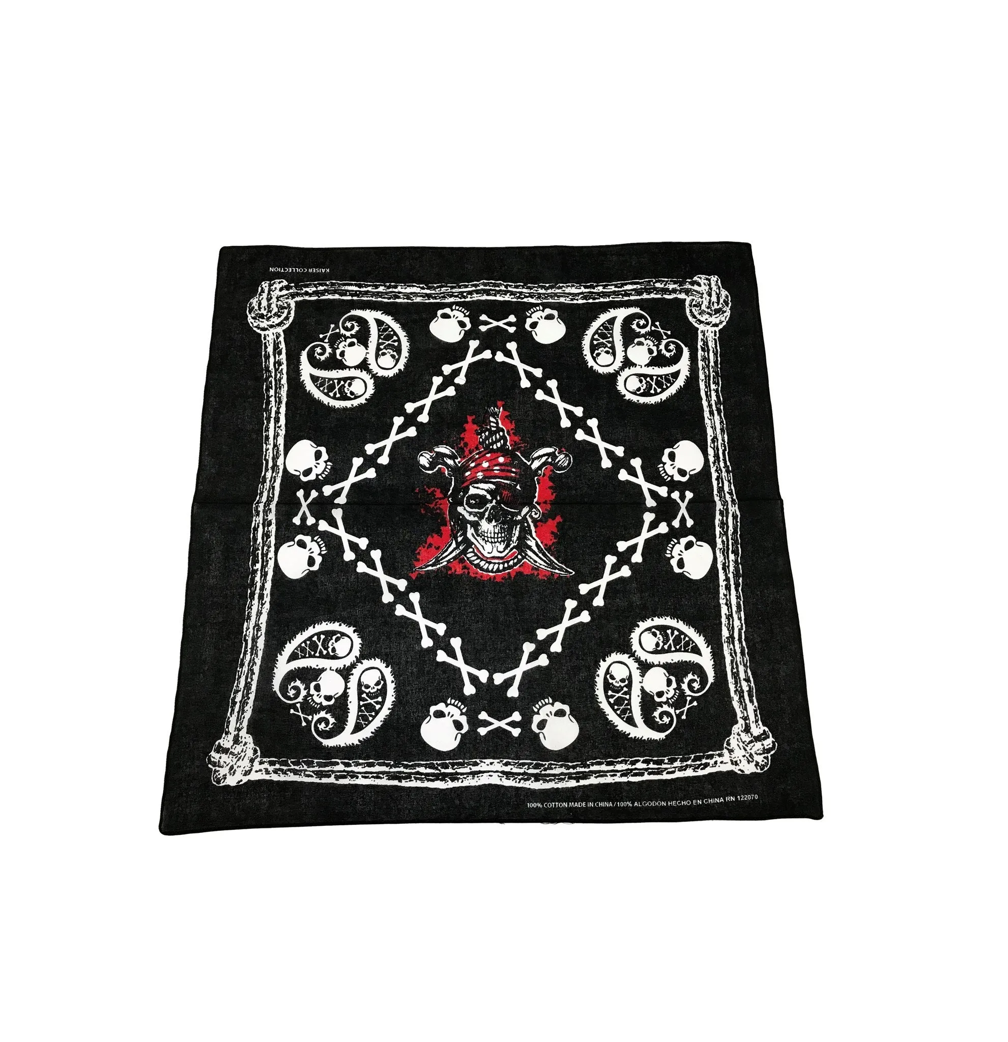 Bandana en Variedad de Estampados, 100% Algodón