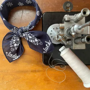 Bandana - Navy - Knotted 2 Words