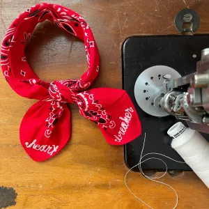 Bandana - Red - Knotted 2 Words
