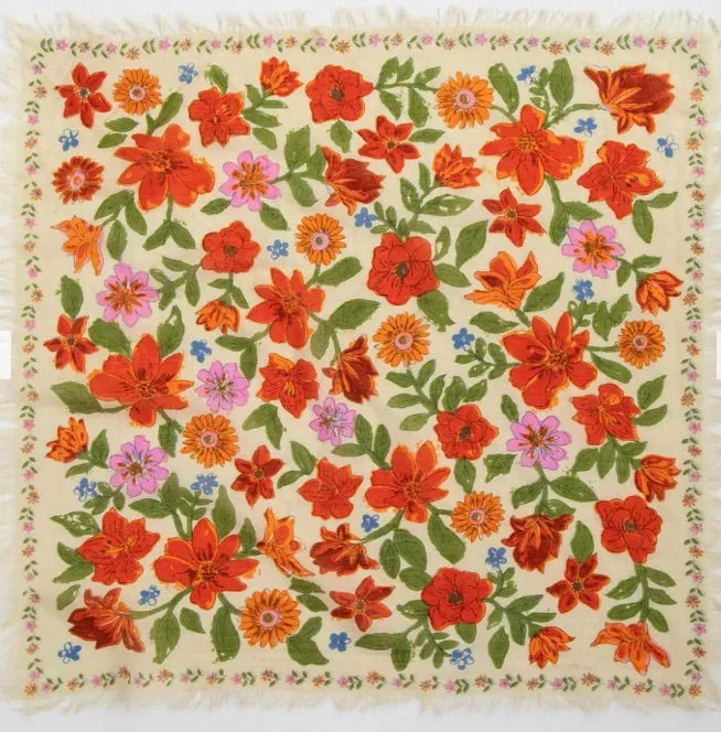 Bandanas Cream Floral