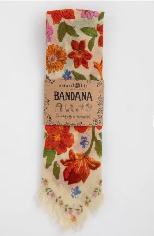 Bandanas Cream Floral