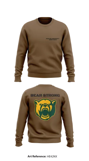 Baylor University Army ROTC Store 1 Core Men's Crewneck Performance Sweatshirt - HE42NX