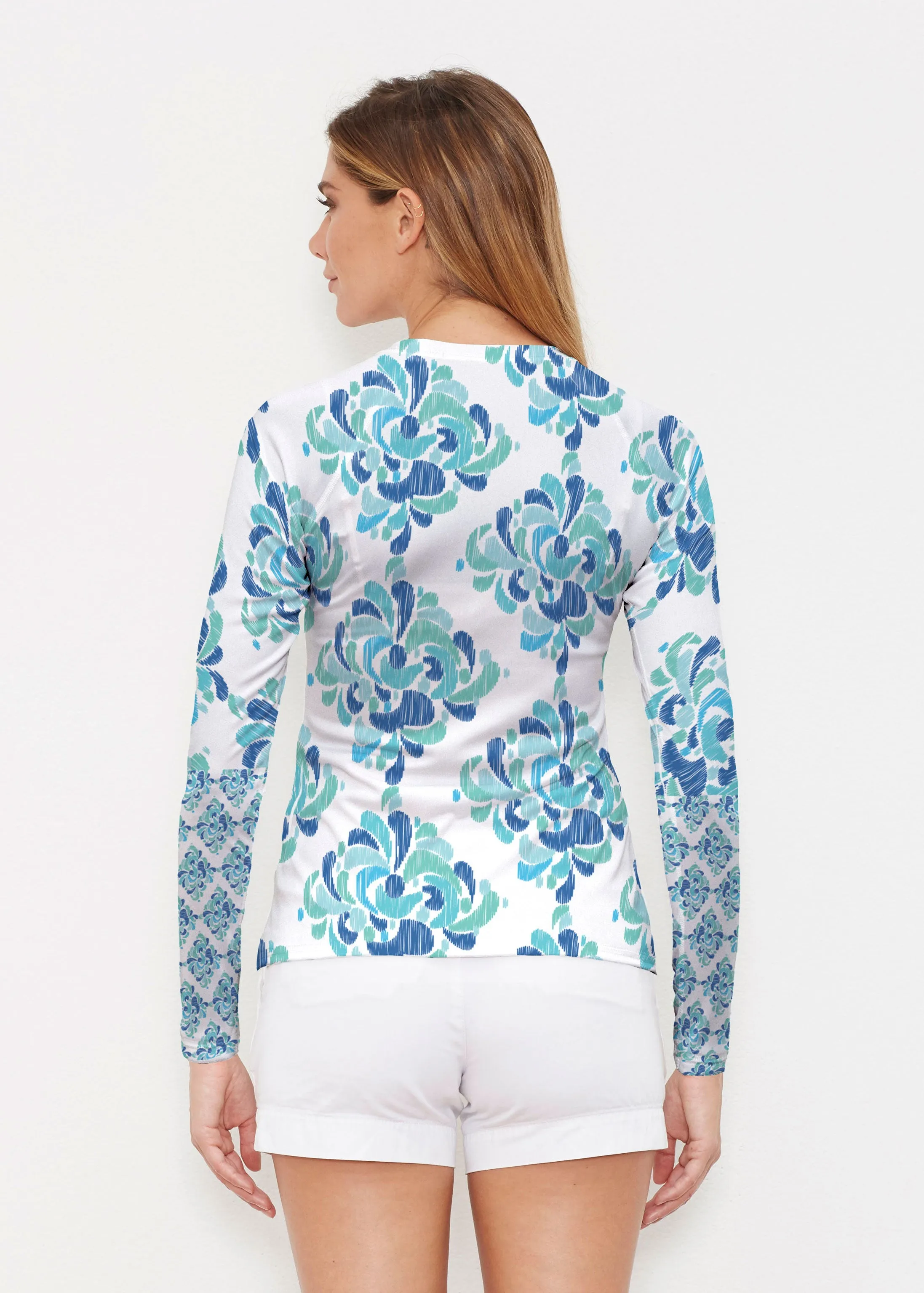 Be Jeweled (7811) ~ Long Sleeve Rash Guard