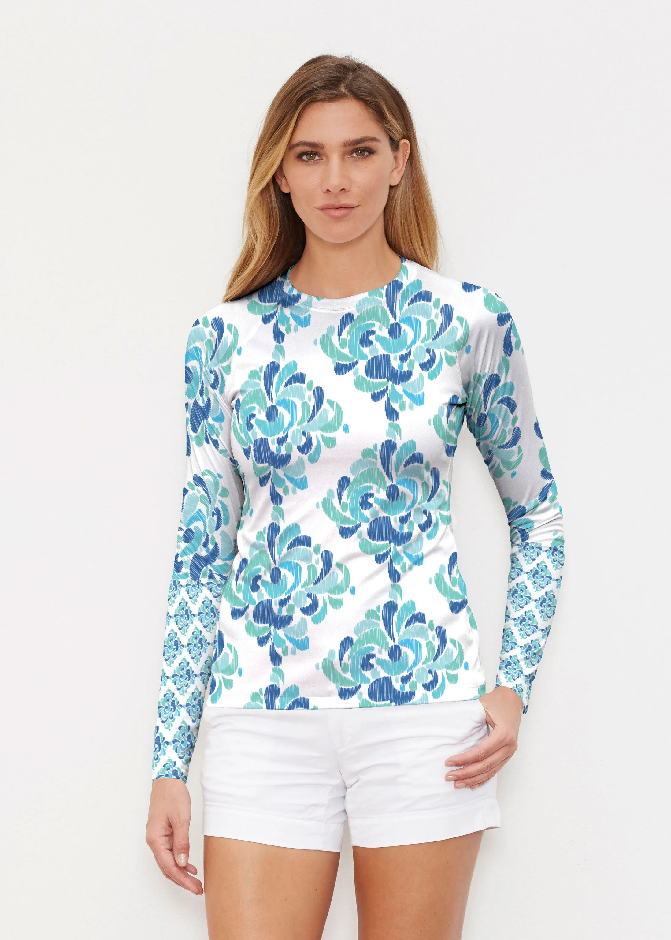 Be Jeweled (7811) ~ Long Sleeve Rash Guard