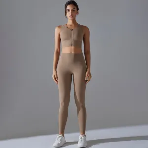 Beauty Back High Waist Yoga Two Piece Set