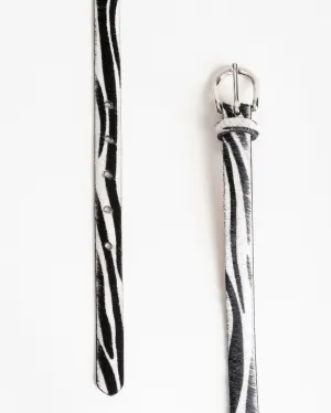 belt - zebra